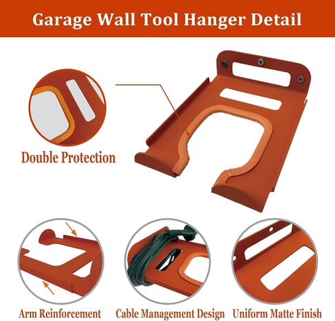 Broom Holder Wall Mount, Broom Holder Wall Mount Self Adhesive, Broom Wall Mount No Drilling Super Anti-Slip Mop and Broom Holder Dustpan Hanger for Home, Kitchen, Garden, Garage Storage 6Pack in Saudi Arabia