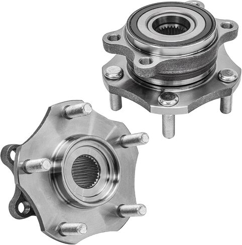 Detroit Axle - Front Wheel Bearing Hubs for 2014-2023 Nissan Rogue, 2017-2018 Qashqai, 2017-2022 Rogue Sport, 2 Wheel Bearing and Hubs Assembly Replacement in Kuwait