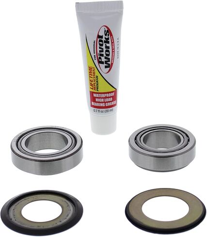 Pivot Works Steering STERENT BEARING KIT PWSSK-H01-521 متوافق مع/استبدال Honda CR125R 1990-1992 ، CR250R 1990-1991 ، CR500R 1990-2001 ، XR650R 2000-2007 in Saudi Arabia