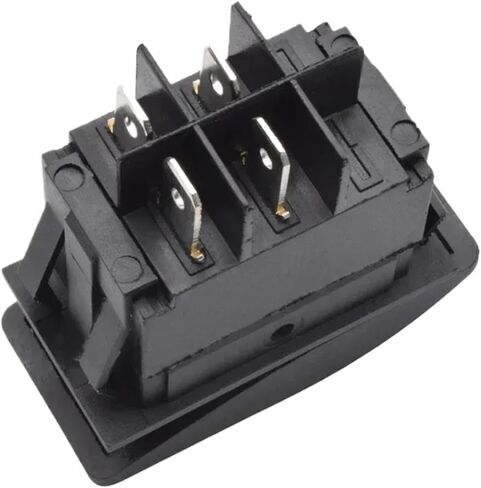 5/10pcs LED BAR LID LIGHT BARK CAR CAR POTTAL TOGGLE ROCKER SWITCH 4PIN 12V 24V 220V ON OFF DPST BUTTER (الضوء الأخضر ، 10pcs_220v) in Saudi Arabia