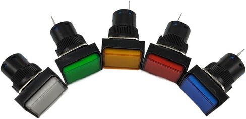 1Pcs 16mm Button Switch Self Lock/self Reset 5A/250VAC NO+NC LA16-11J(White,Self Lock) in Saudi Arabia