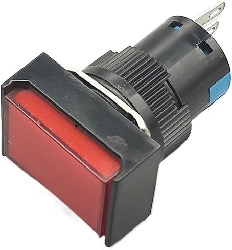 1Pcs 16mm Button Switch Self Lock/self Reset 5A/250VAC NO+NC LA16-11J(White,Self Lock) in Saudi Arabia