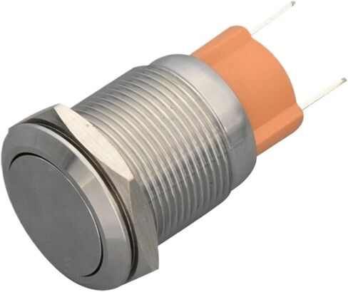 15A/250VAC 16MM 19MM 2PIN DELON HOLE PUND BUND BUNDING BOUND POWER FLAT HAVE HEAD LOCKING/RESET SELDERING IP67 (High Head ، 19mm_momentary) in Saudi Arabia