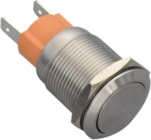 15A/250VAC 16MM 19MM 2PIN DELON HOLE PUND BUND BUNDING BOUND POWER FLAT HAVE HEAD LOCKING/RESET SELDERING IP67 (High Head ، 19mm_momentary) in Saudi Arabia