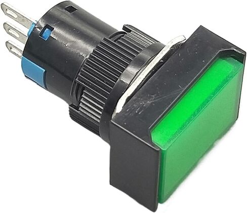 1Pcs 16mm Button Switch Self Lock/self Reset 5A/250VAC NO+NC LA16-11J(White,Self Lock) in Saudi Arabia