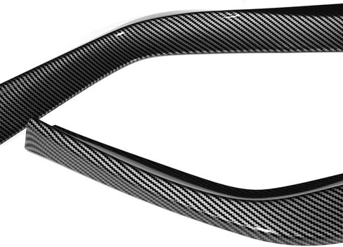 Front Bumper Spoiler Lip 3pc fit for Compatible with 2015-2018 Lexus RC300 RC350 AG-Style Front Bumper Spoiler Lip 3pc (Painted Black) in Saudi Arabia