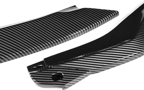 Front Bumper Spoiler Lip 3pc fit for Compatible with 2015-2018 Lexus RC300 RC350 AG-Style Front Bumper Spoiler Lip 3pc (Painted Black) in Saudi Arabia