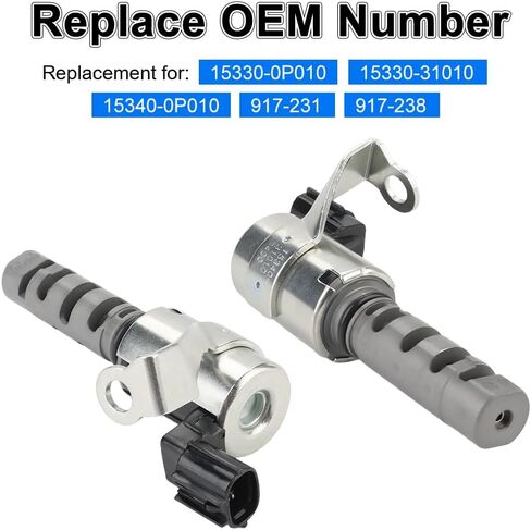Engine Variable Valve Timing Solenoid Oil Control VVT Compatible with Toyota 4Runner 2003-2009 Tundra Tacoma 2005-2013 FJ Cruiser 2007-2009 Replacement for 15330-0P010 15330-31010 15340-0P010 in Saudi Arabia