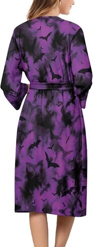 أردية كيمونو للسيدات Longegowns Longweight Lightweight Sleep Wear Casual V Night Night Robe Lounge in Saudi Arabia