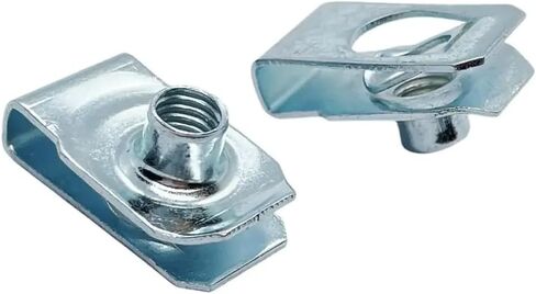 10pcs مقاطع Universal Steel U مع M4 M5 M6 M8 القصب الملولب للسيارة دراجة نارية الدراجات النارية ATV MOPED Applications (M8) in Saudi Arabia