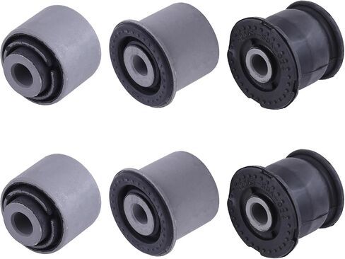 Rear Lower Knuckle Bushing Set Zcargel 6Pcs Control Arm Knuckle Bushing Kit Fit for Honda Civic 2001-2005 CRV 2002-2006 Element 2003-2006 Suspension Control Arm Bushing 1204129 1204130 1203611 in Kuwait