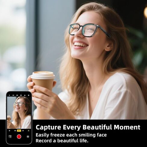 نظارات ذكية، نظارات بلوتوث مفتوحة الأذن للرجال والنساء مع رؤية ليلية وعدسات مغناطيسية مستقطبة، مساعد صوتي، صورة بالتحكم عن بعد، نظارات صوتية للعمل/القيادة/الاسترخاء in Kuwait