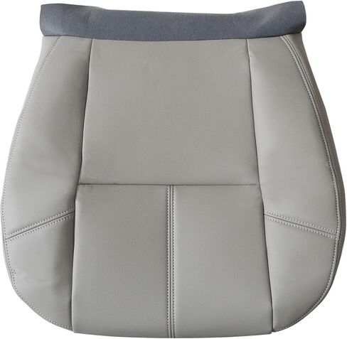 Front Left Driver Side Bottom Leather Seat Cover & Foam Cushion Gray Compatible with Chevy Tahoe Suburban Avalanche Silverado GMC Yukon Sierra 2007 2008 2009 2010 2012 2013 2014 in Saudi Arabia