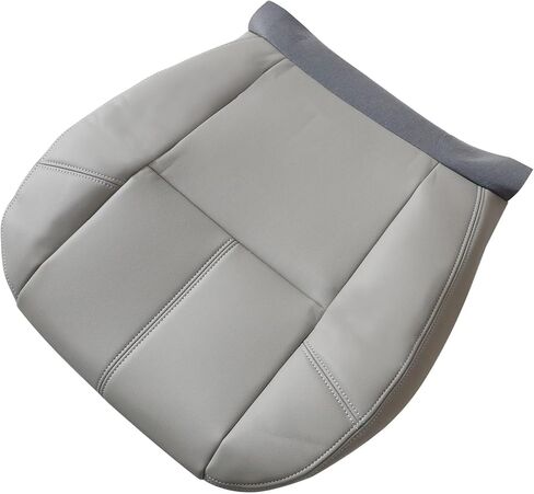 Front Left Driver Side Bottom Leather Seat Cover & Foam Cushion Gray Compatible with Chevy Tahoe Suburban Avalanche Silverado GMC Yukon Sierra 2007 2008 2009 2010 2012 2013 2014 in Saudi Arabia