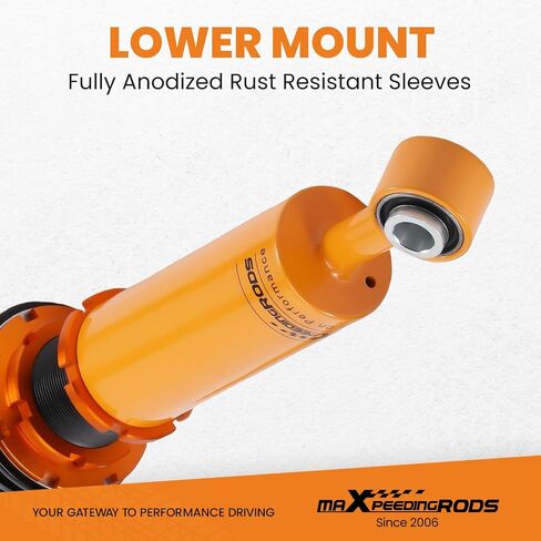 MaxPeedingrods Coilovers for exus LS430 2001-2006 ، طقم التعليق القابل للتعديل قابلة للتعديل ، دعامات امتصاص الصدمات المسبقة مسبقًا ، الهواء لخفض التعليق الربيعي ، الذهب ، الذهب in Saudi Arabia