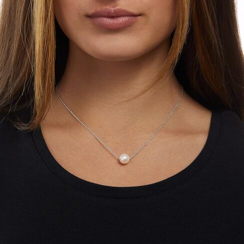 Amazon Essentials 14K Gold or Sterling Silver Freshwater Pearl Pendant Necklace in Saudi Arabia