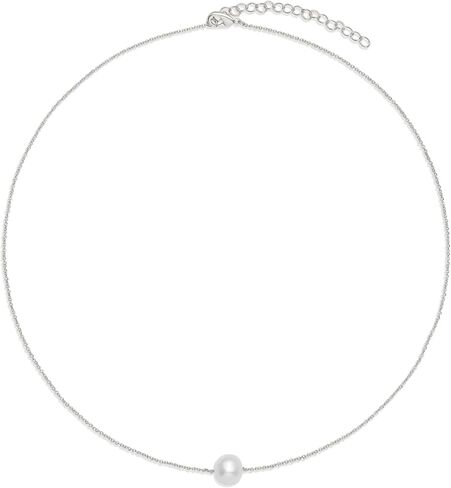 Amazon Essentials 14K Gold or Sterling Silver Freshwater Pearl Pendant Necklace in Saudi Arabia