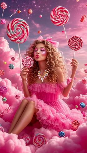 Candy Layered Necklaces for Women Novelty Colorful Beads Lollipop Sweet Candy Bear Ice Cream Dessert Cake Pendant Choker Necklace for Birthday Halloween Holiday Party Jewelry Gift in Saudi Arabia
