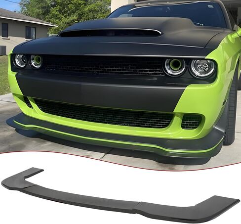 STSEV01 Front Bumper Lip Splitter Spoiler Fit for Dodge Challenger SRT/RT/GT/SXT/ 392/ Sact Pack/Hellcat 2012-2023, 3pcs Add-on Air Dam Chin Body Kit Underbody Lip Accessories (Glossy Black) in Kuwait