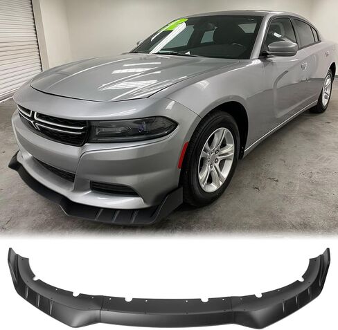 FreeMotor802 متوافق مع 2015-2023 Dodge Charger الأمامي الشفة الأمامية ، ABS الهواء الأمامي سد الذقن المفسد الوفير السفلي الشفة واقي الحرس in Kuwait