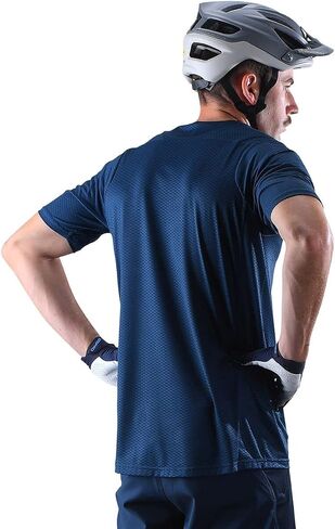 Troy Lee Designs Skyline Air SS Jersey، نصف صبغ باتجاه الريح، كبير in Saudi Arabia