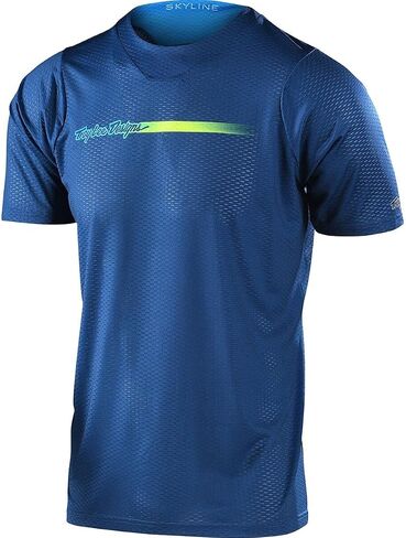 Troy Lee Designs Skyline Air SS Jersey، نصف صبغ باتجاه الريح، كبير in Saudi Arabia
