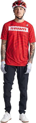 Troy Lee Designs Skyline Air SS Jersey، نصف صبغ باتجاه الريح، كبير in Saudi Arabia