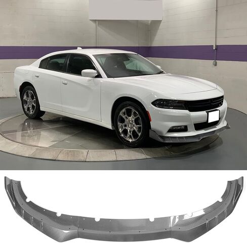 FreeMotor802 متوافق مع 2015-2023 Dodge Charger الأمامي الشفة الأمامية ، ABS الهواء الأمامي سد الذقن المفسد الوفير السفلي الشفة واقي الحرس in Kuwait