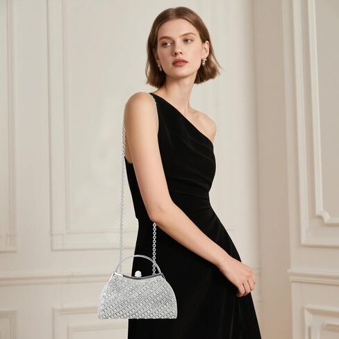 Simcat Evening Bags Clutch Purses for Women Rhinestone Sparkly Clutch for Cocktail Party Wedding in Saudi Arabia