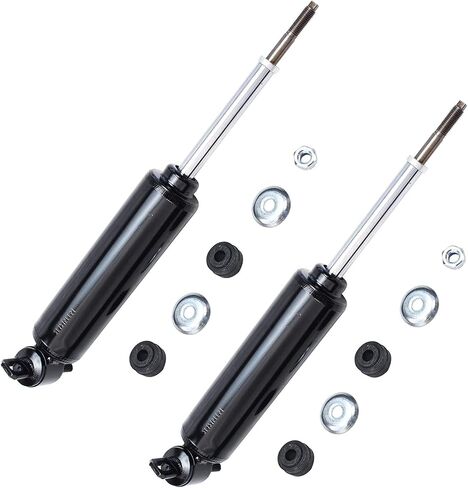 Detroit Axle - 2WD Front 6pc Shock Absorbers Kit for 97-04 Dakota, 99-03 Dodge Durango, 4 Front and Rear Shock Absorbers Assembly 2 Sway Bar End Links Replacement 1999 2000 2001 2002 2003 in Saudi Arabia