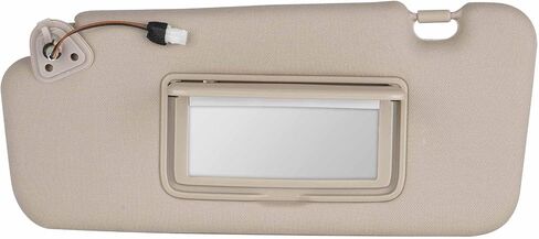 Left Driver Side Sun Sun مع ضوء متوافق مع Nissan Murano 2009 2010 2011 2012 2013 2014 استبدال# 96401-1AA1B 96400-1AA1B (Beige in Saudi Arabia