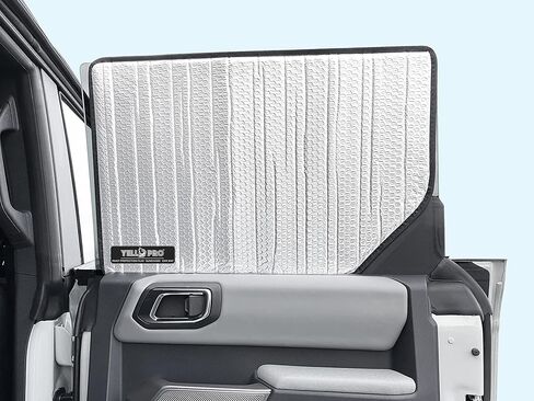 ييلوبرو الجانبي النافذة الأمامية المقعد الأمامي (مجموعة من 2) ملاءمة مخصصة لعام 2021 2022 2023 2024 2025 فورد برونكو SUV - لـ 4DR 4DOOR - (وليس للنموذج الرياضي) ، إكسسوارات UV Reffector [مصنوعة في الولايات المتحدة الأمريكية] in Kuwait