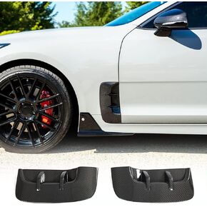 MCARCAR KIT Carbon Fiber Side Fender Vent for Kia Stinger 2018-2023 Side Fender Cover Air Intake Scoop Cover Trim Factory Outlet in Saudi Arabia