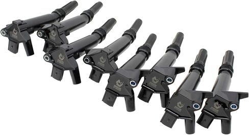 Dragon Fire Performance Ignition Coils Iridium Spark Plugs 150ohm 10mm Spark Clop Wires متوافقة مع 2010-2017 F-150 SVT Raptor F-250 Super Duty F-350 Super Duty 6.2L V8 OEM FIT KIT-1592 in Saudi Arabia
