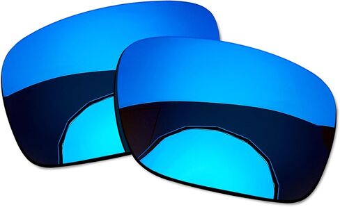 OOWLIT 4 Pairs Replacement Sunglass Lenses & Nose Pads Compatible with Oakley Double Edge OO9380-66mm Polarized in Saudi Arabia