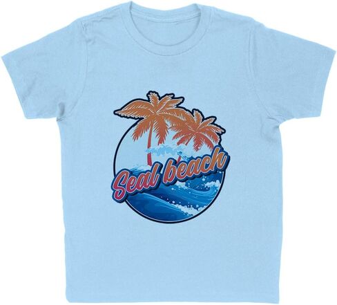 Tropical Seal Beach Kids T-Shirt Youth in Saudi Arabia