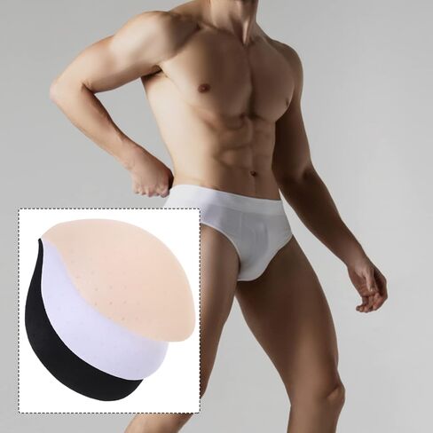 3pcs 's Panty Liner Bulge Enhancing Underwear Mens Pens Sleeves for Mens Cup Underwear Swim Briefs Bulge Padded Sponge Man in Saudi Arabia