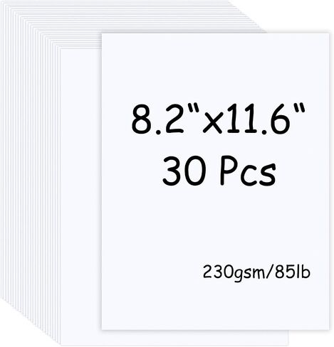 30 ورقة ورقة براون بطاقة 8.2 × 11.6 ، 230gsm/85 رطل ورقة بطاقة Kraft للاصطاع in Saudi Arabia