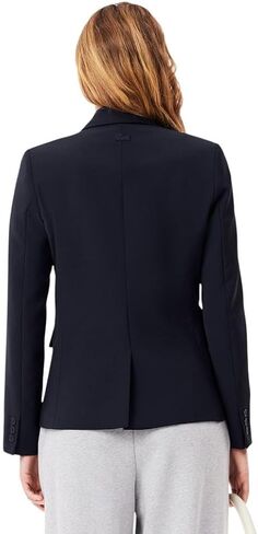 Lacoste Lacoste Women's Logo Wool Wool Blend Blazer in Saudi Arabia