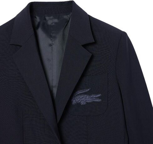 Lacoste Lacoste Women's Logo Wool Wool Blend Blazer in Saudi Arabia