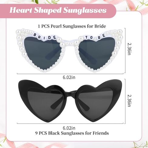 10 PCS Bride to Be Sunglasses Bachelorette Sunglasses Bulk for Bride Bridesmaids Bachelorette Party Gifts in Kuwait