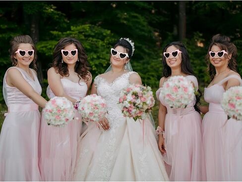 10 PCS Bride لتكون نظارة شمسية العازبة نظارة شمسية كبيرة للعروس هدايا حفلة العازبة in Kuwait
