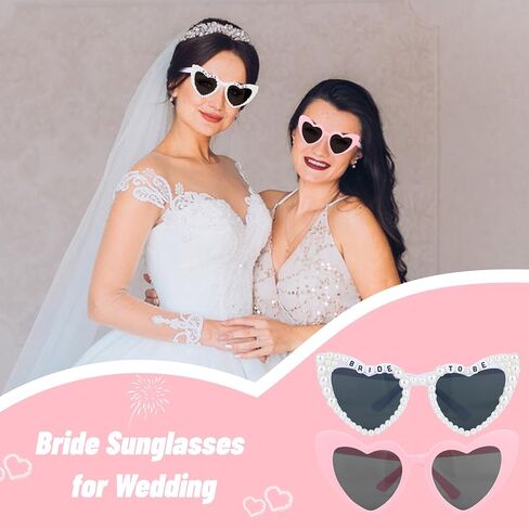 10 PCS Bride لتكون نظارة شمسية العازبة نظارة شمسية كبيرة للعروس هدايا حفلة العازبة in Kuwait