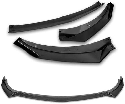 3 قطع ABS ABS MOBER MOPPER SPOILER SPILITER SPILITER SPINED SPONITION TRIM TRIM TRIM متوافقة مع 2019 2020 HYUNDAI ELANTRA SEDAN (MATT Black) in Kuwait