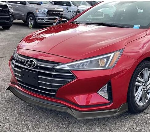 3 قطع ABS ABS MOBER MOPPER SPOILER SPILITER SPILITER SPINED SPONITION TRIM TRIM TRIM متوافقة مع 2019 2020 HYUNDAI ELANTRA SEDAN (MATT Black) in Kuwait