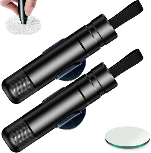2 حزمة beamlab ، مطرقة الحياة بايبلاب ، مطرقة سلامة السيارات لإنقاذ السيارات (Black_2pack) in Kuwait