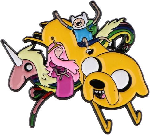 Princess Bubblegum Come Along With Me Adventure Time Cartoon Animated TV Show 1.8" Enamel Pin Badge in Saudi Arabia