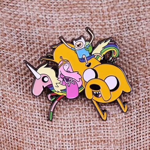 Princess Bubblegum Come Along With Me Adventure Time Cartoon Animated TV Show 1.8" Enamel Pin Badge in Saudi Arabia