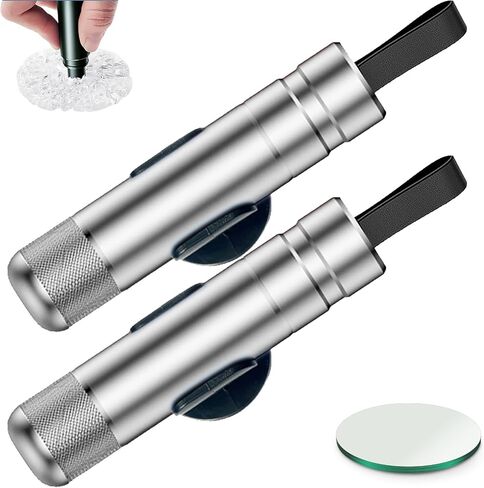 2 حزمة beamlab ، مطرقة الحياة بايبلاب ، مطرقة سلامة السيارات لإنقاذ السيارات (Black_2pack) in Kuwait