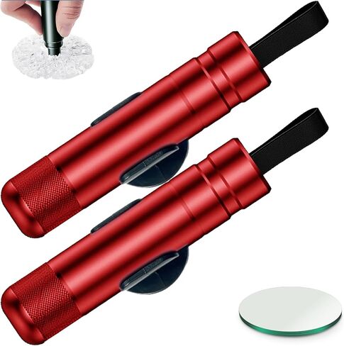 2 حزمة beamlab ، مطرقة الحياة بايبلاب ، مطرقة سلامة السيارات لإنقاذ السيارات (Black_2pack) in Kuwait